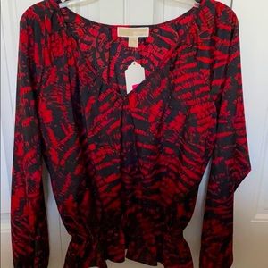 Michael Kors cinch waist top